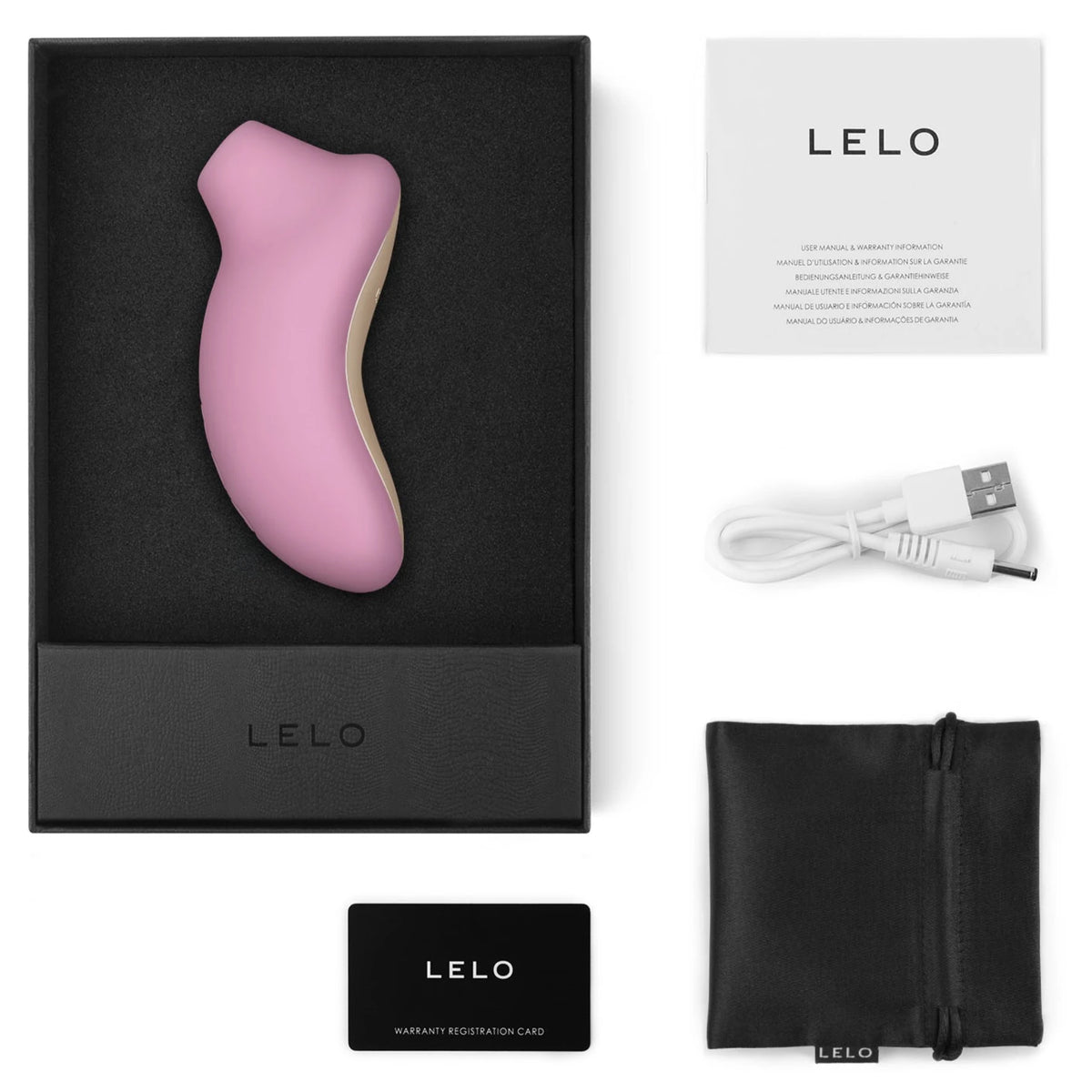 Lelo Sona Cruise Sonic Clitoral Massager Emiş Güçlü Vibratör-Pink