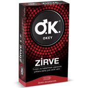 Okey Zirve 10'lu Paket Prezervatif Kondom