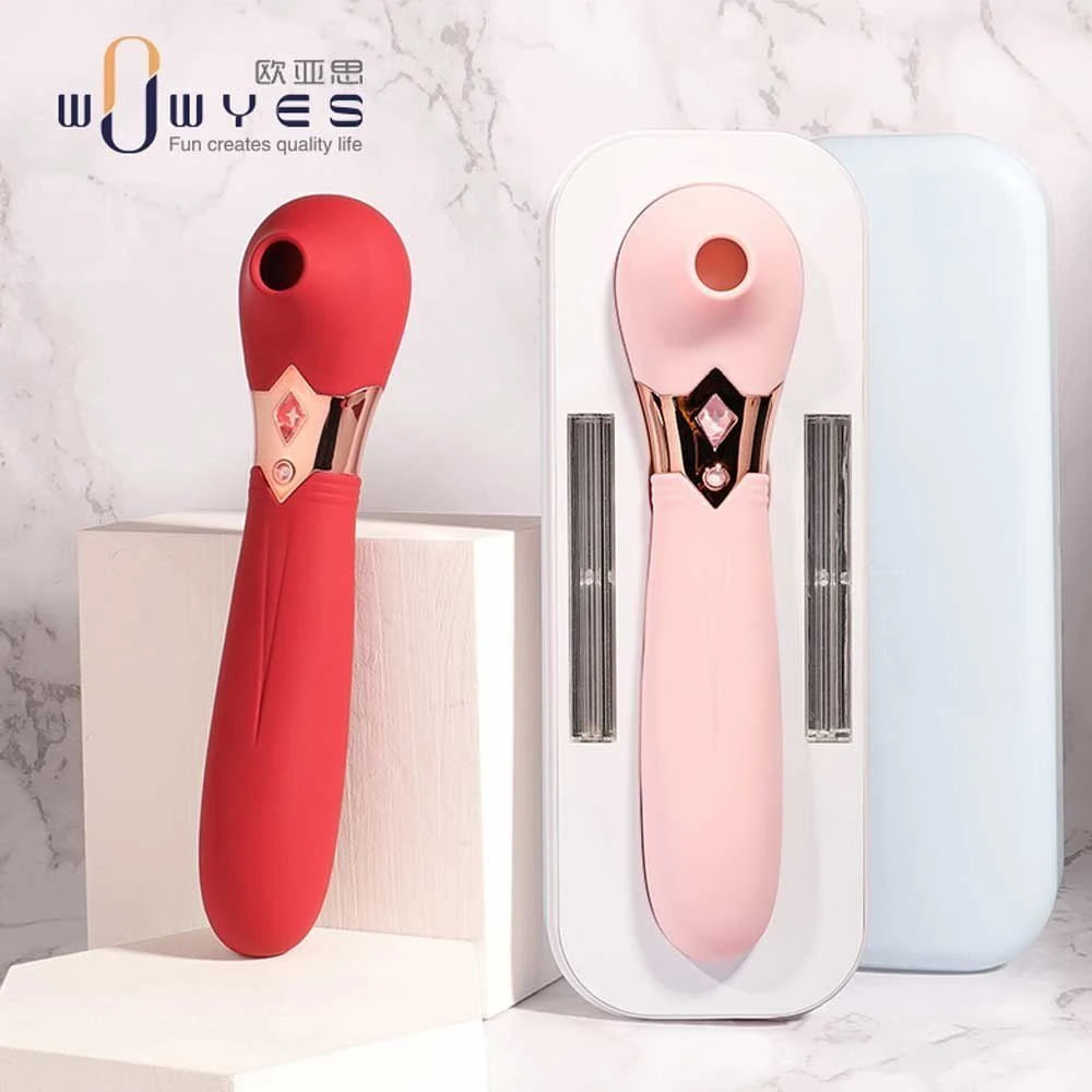 Wowyes S4 Sucking Massager Klitoris Emiş Güçlü Vibratör-Pink