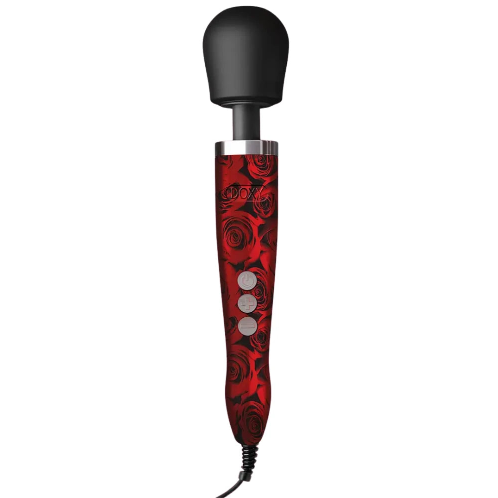 Doxy Die Cast Metal Wand Massager Masaj Aleti - Roses