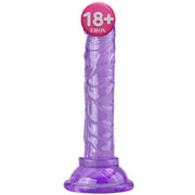 Frowzer Jelly Silicone 14.5 cm Anal ve Vajinal Realistik Penis-Purple