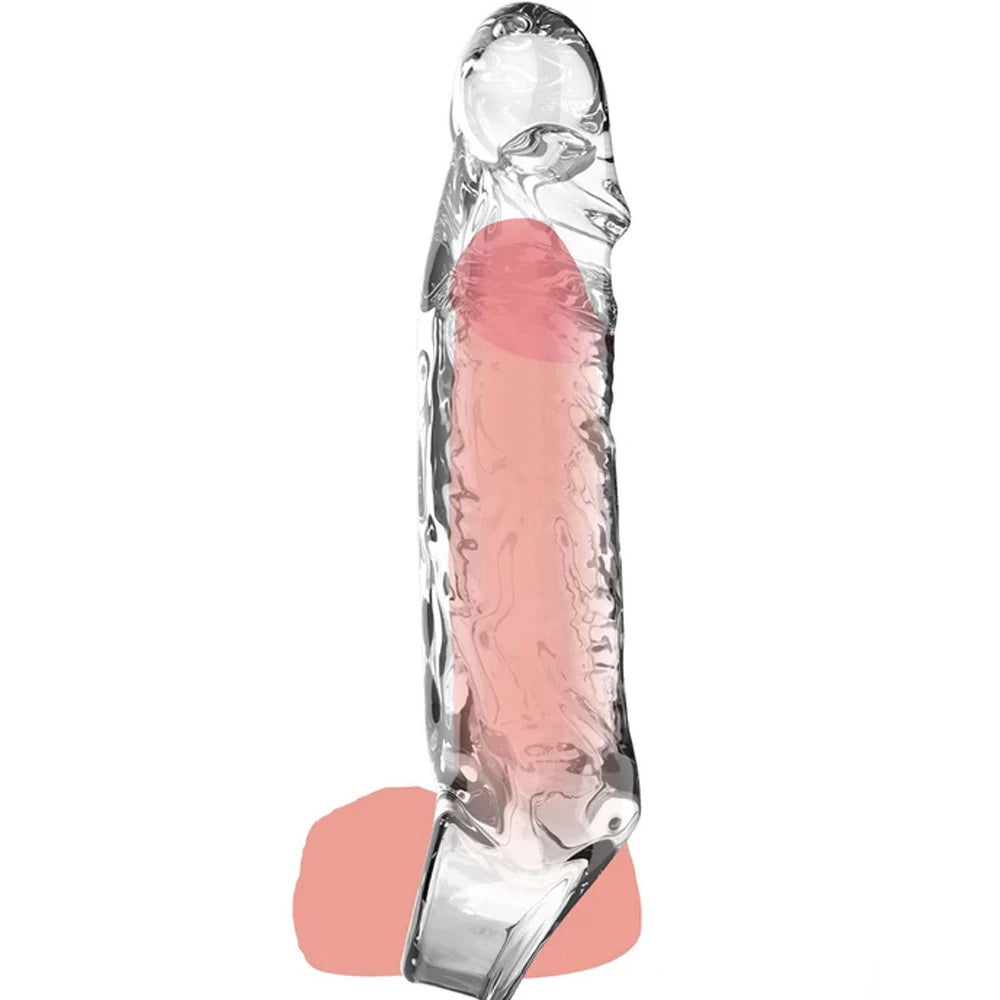 ToyJoy Get Real Extension Sleeve TPE Medium 16 cm Şefaf Penis Kılıfı
