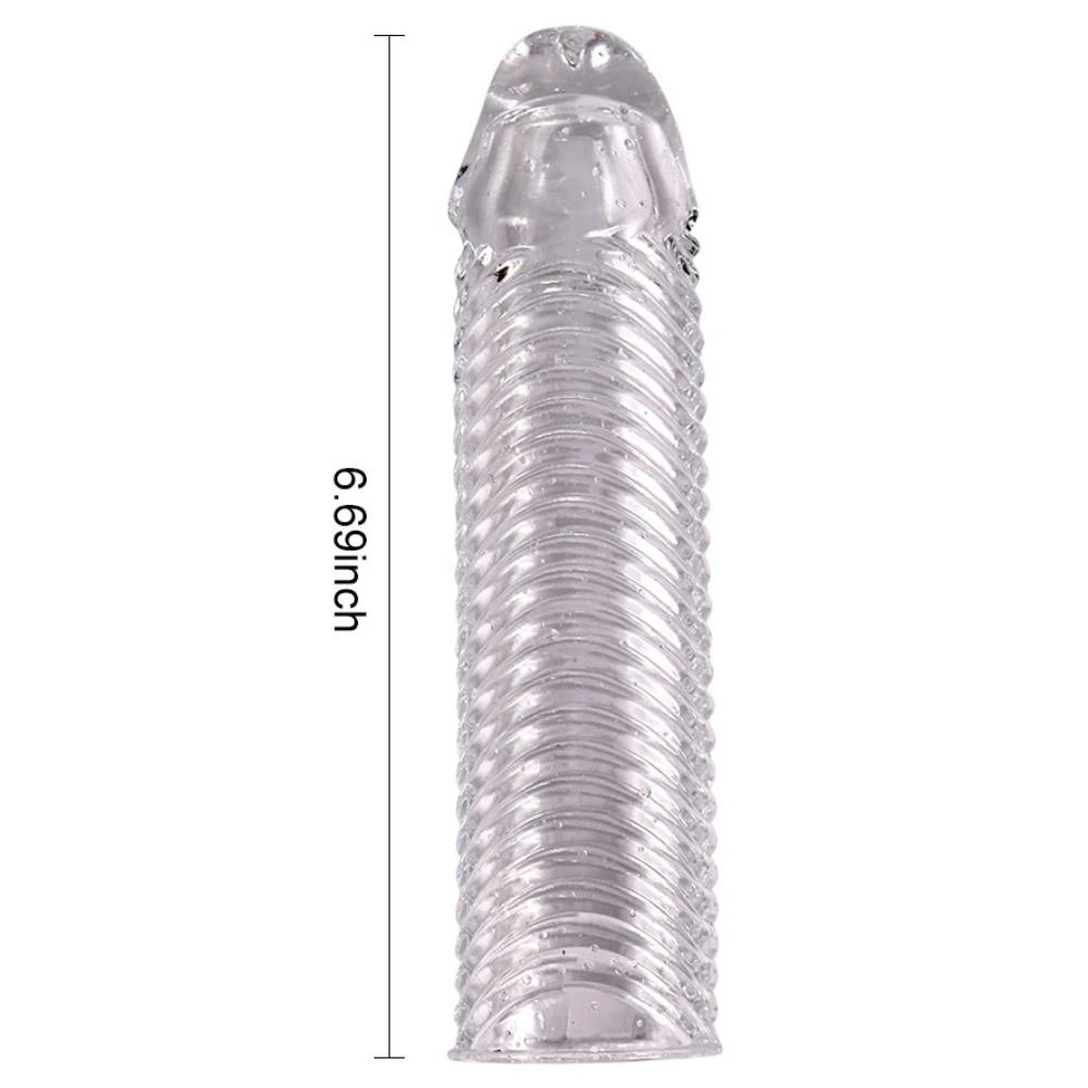 Shequ Dylan Silikon Şeffaf Penis Kılıfı