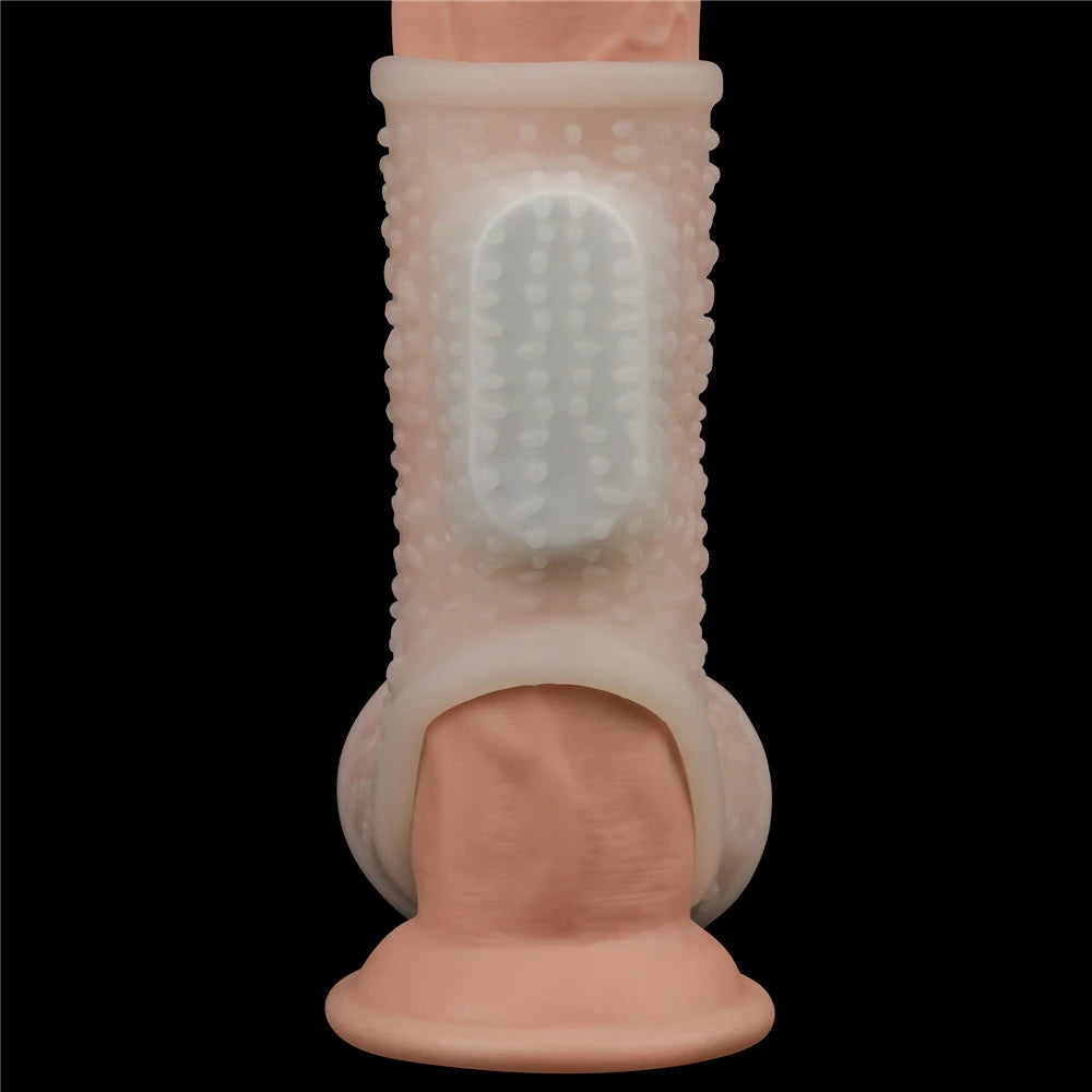 Lovetoy Drip Knights Ring Testis Geçirmeli Titreşimli Yarım Penis Kılıfı