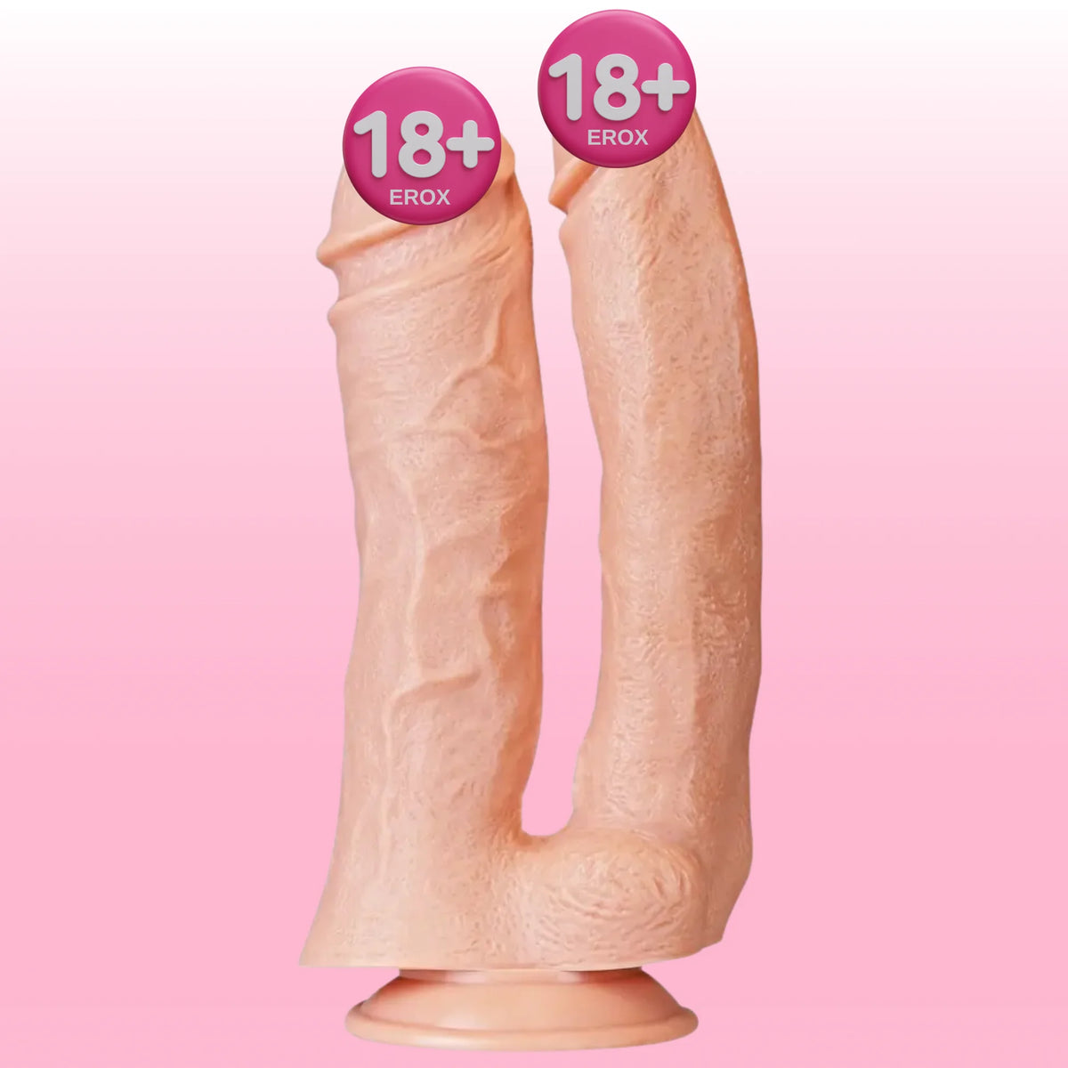 Lovetoy 12'' Realistic Mega Double Dildo 33 Cm Çift Taraflı Realistik Penis LV111013