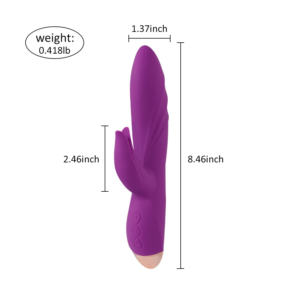 Shequ Booker 7 Mod Çift Stimülasyon Rabbit Vibratör SQ-V10115