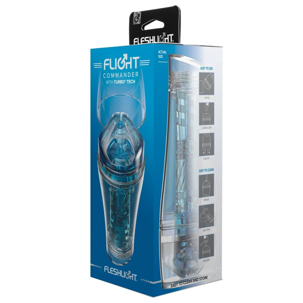 Original Fleshlight Flight Commander Turbo Tech Masturbator