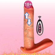 Frowzer The Dick 4 İn 1 Isıtmalı ve Uzaktan Kumandalı Harekeli Dildo