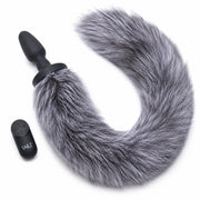 Xr Tailz Waggerz Grey Titreşimli Uzaktan Kumandalı Kuyruklu Anal Plug