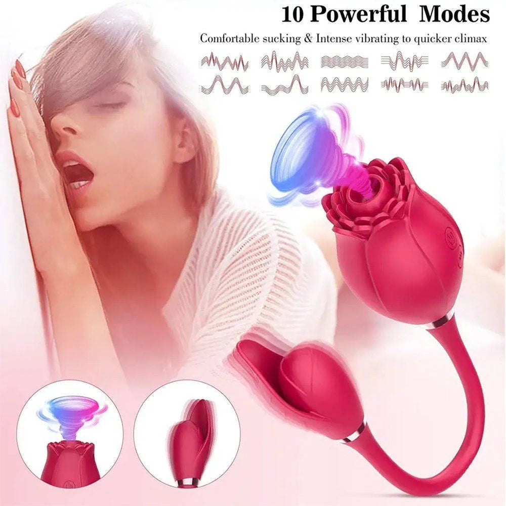 Frowzer Rose Klitoral Emiş Güçlü Gül Vibratör