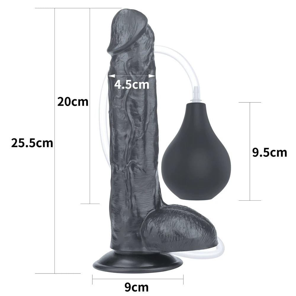 Lovetoy Squirt Extreme Dildo 25 Cm Boşalabilir Realistik Penis LV116025