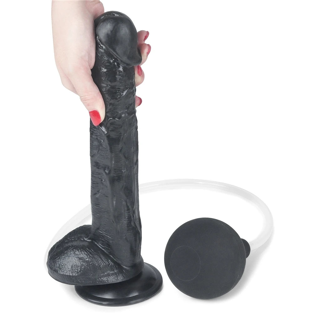 Lovetoy Squirt Extreme Dildo 28 Cm Boşalabilir Kemerli Realistik Penis LV116026