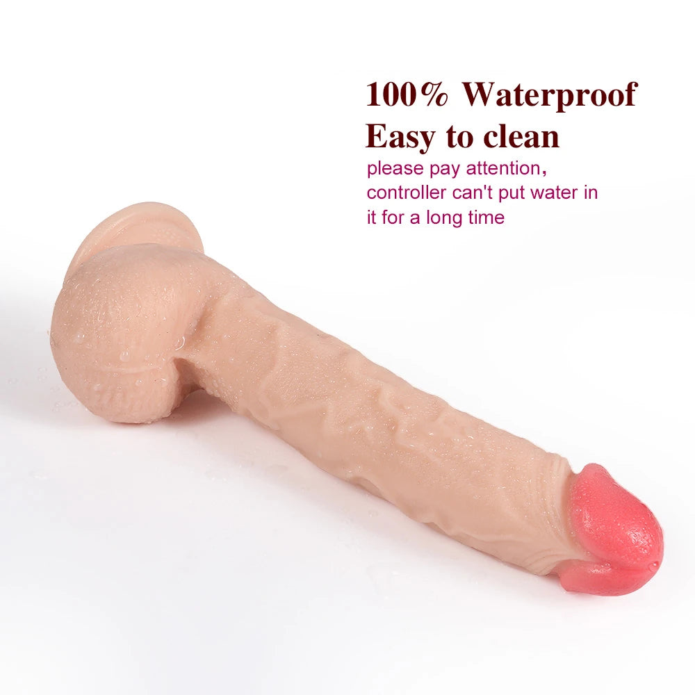 Shequ Jeff Swaying 23 Cm Hareketli Dönebilen Kemerli Realistik Penis