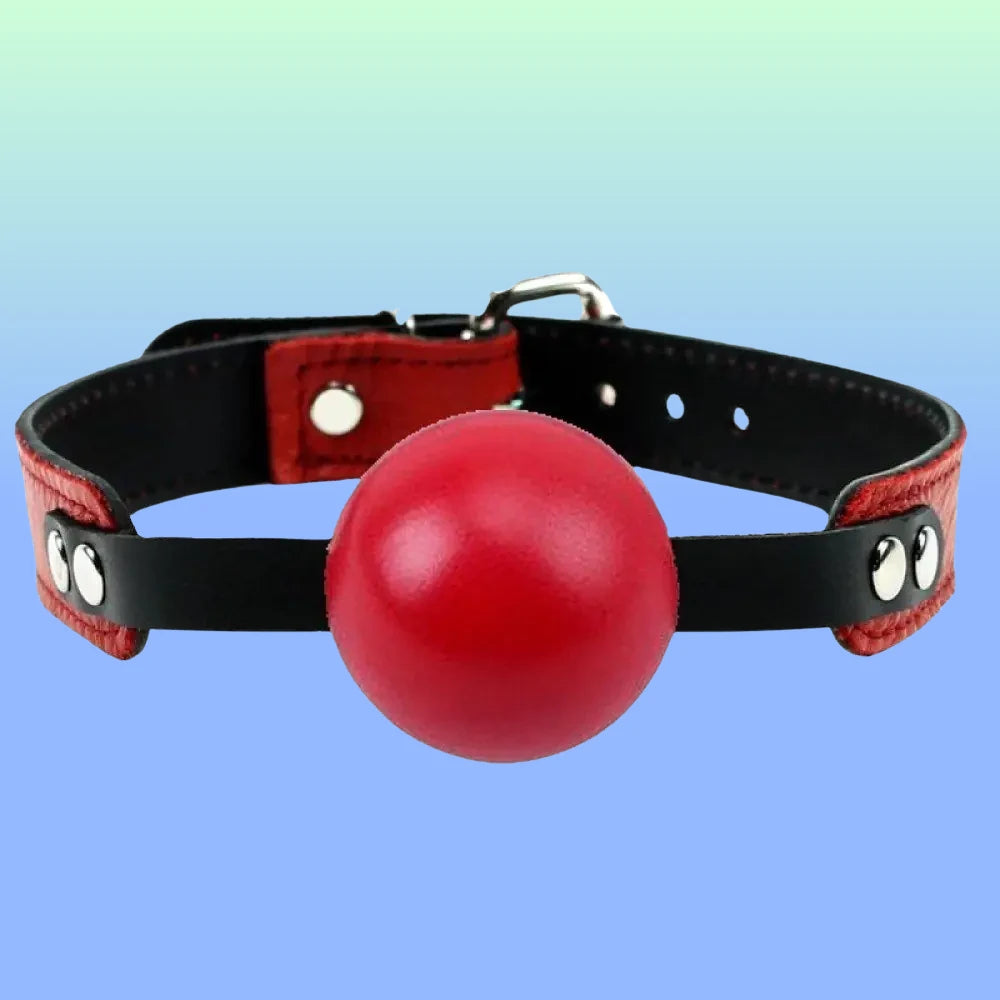 Frowzer Fetish Game Master Ball Gag Ağız Topu-Kırmızı