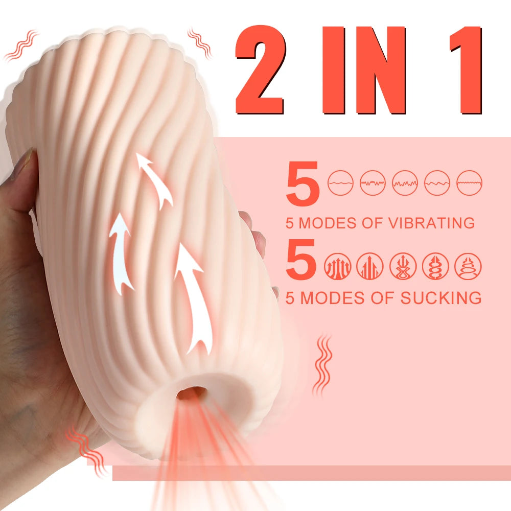 Shequ Amber Sucking Vibration Emişli ve Titreşimli Vajina Masturbator SQ-MAS60135