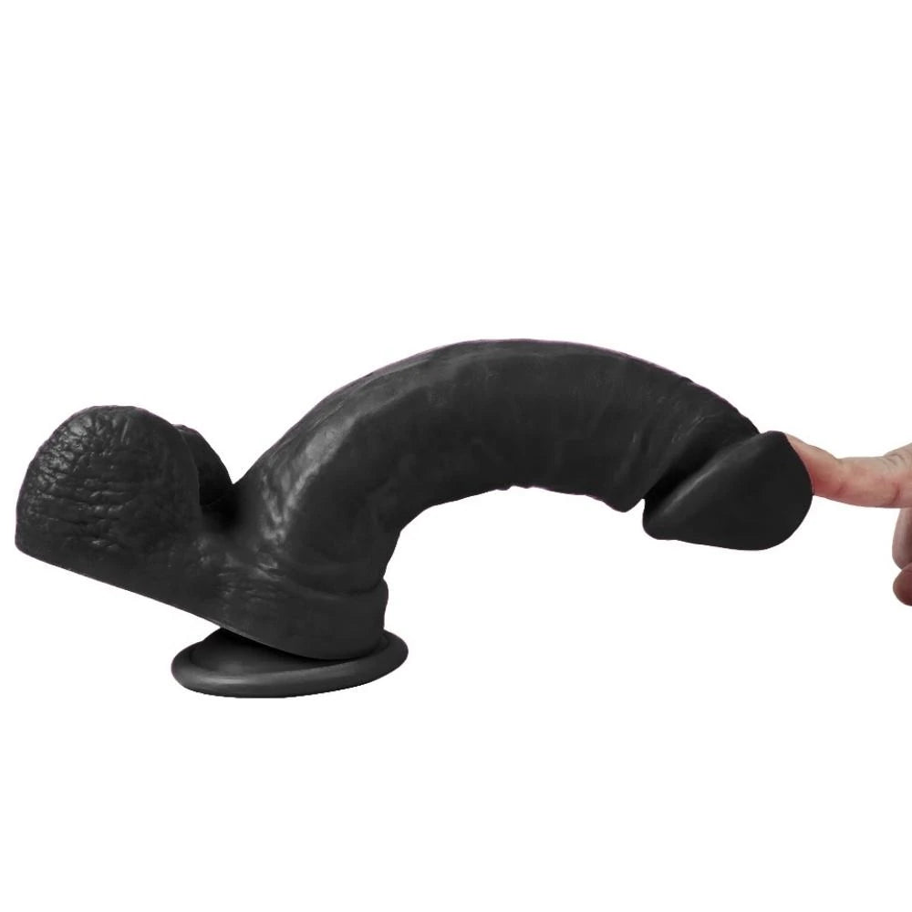 Xise Dildo Series Wolf King 22 cm Realistik Zenci Penis XS-WBC10036-Black