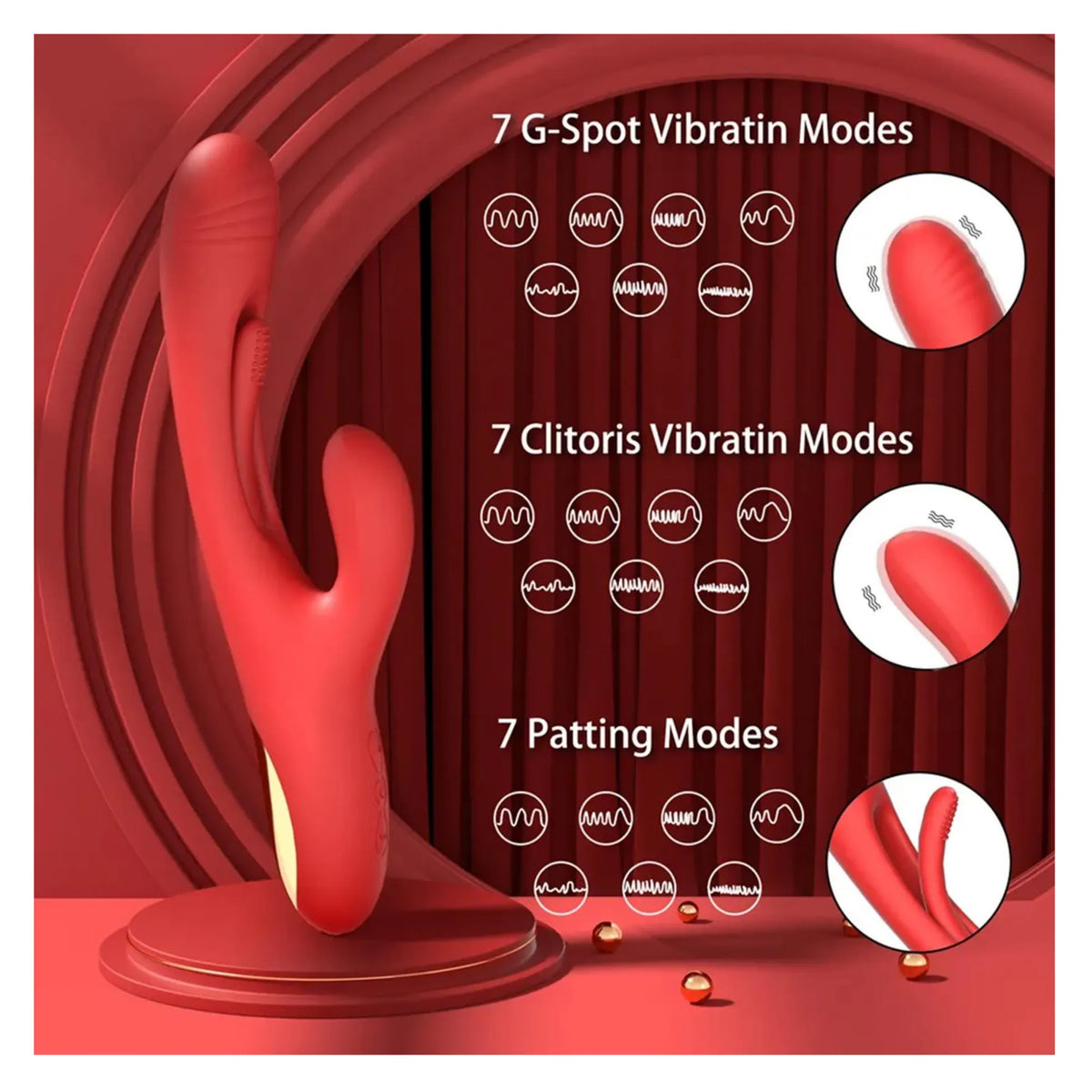 Frowzer The Vibe Flexible Plus G-Spot Rabbit Vibratör