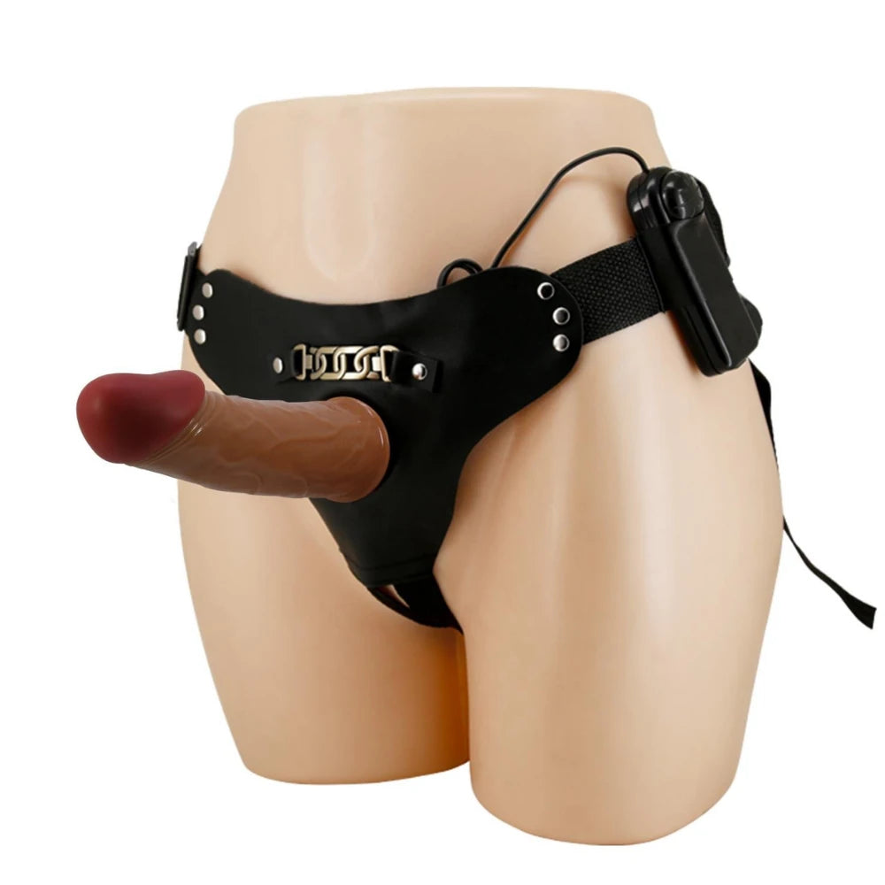 Pretty Love Harness Briefs İçi Boş Belden Bağlamalı Penis Strapon BW-022096Z