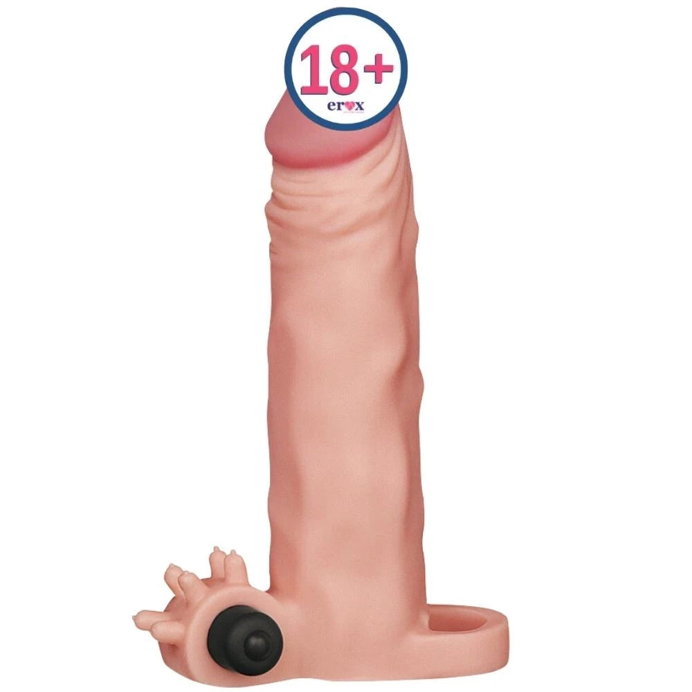 Lovetoy Pleasure X-Tender Vibrating Sleeve Titreşimli Penis Kılıfı LV1063