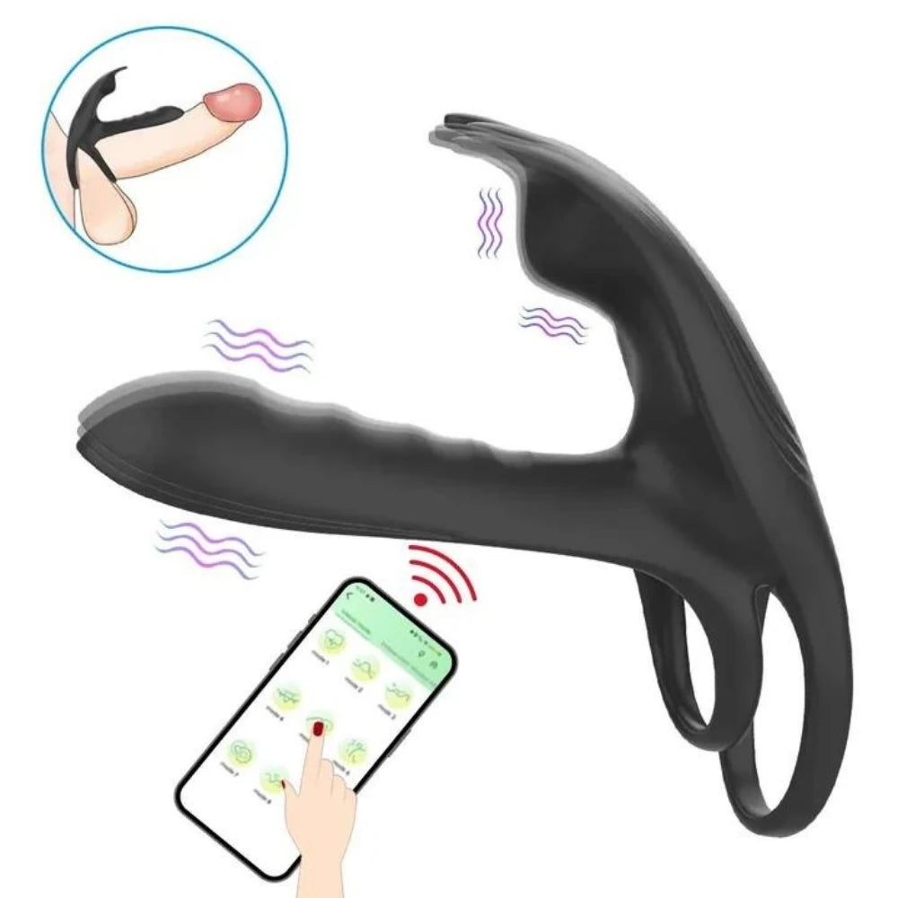 Frowzer The Cock Ring Alex Telefon Kontrollü ve G Spot Uyarıcı Penis Halkası