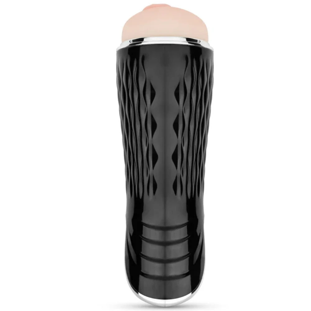 Teazers Electric Ribbed Realistic Silicone Titreşimli Mastürbatör