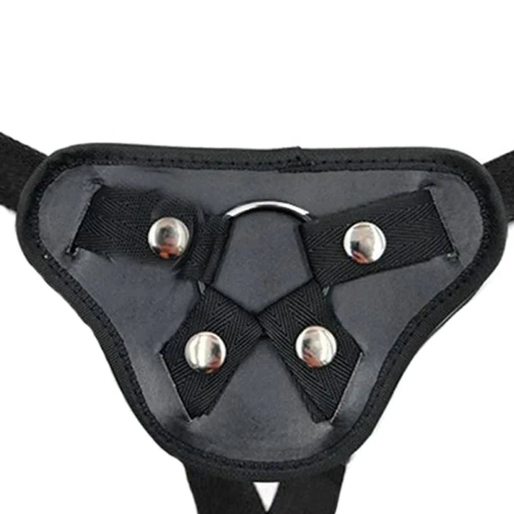 Frowzer Strap-On Me Belt Metal O-Ring 3 Pcs. Belden Bağlama Penis Kemeri-Black