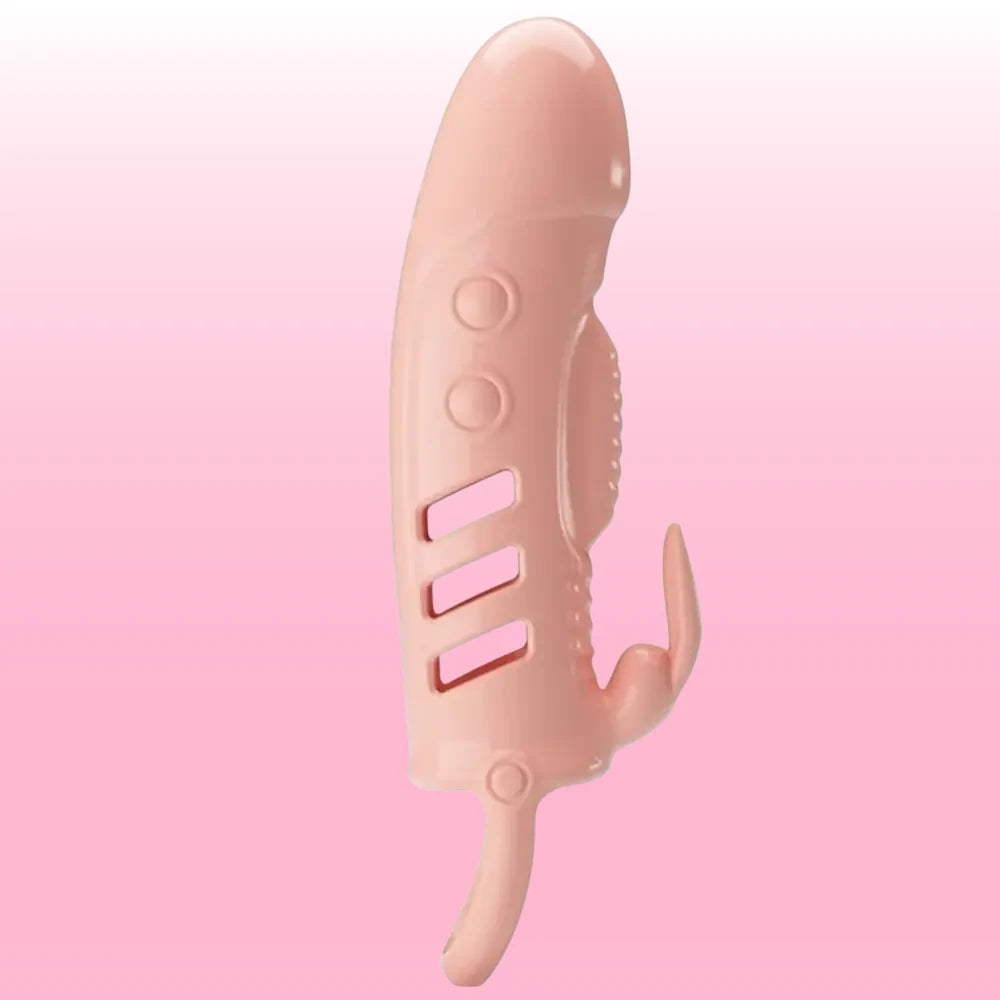 Pretty Love Sloane Penis Sleeve Klitoris Uyarıcılı Titreşimli Penis Kılıfı