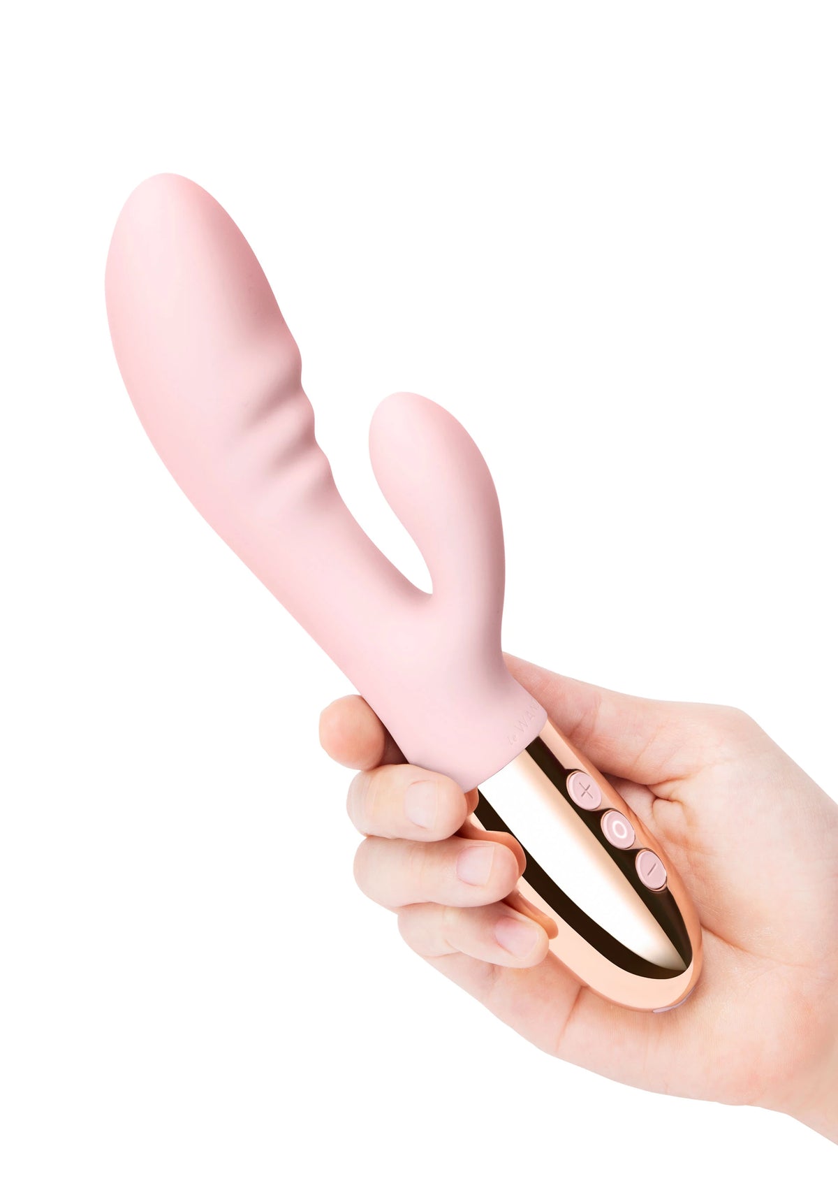 Le Wand Blend Rechargeable Şarjlı Tavşan Vibratör-Pink