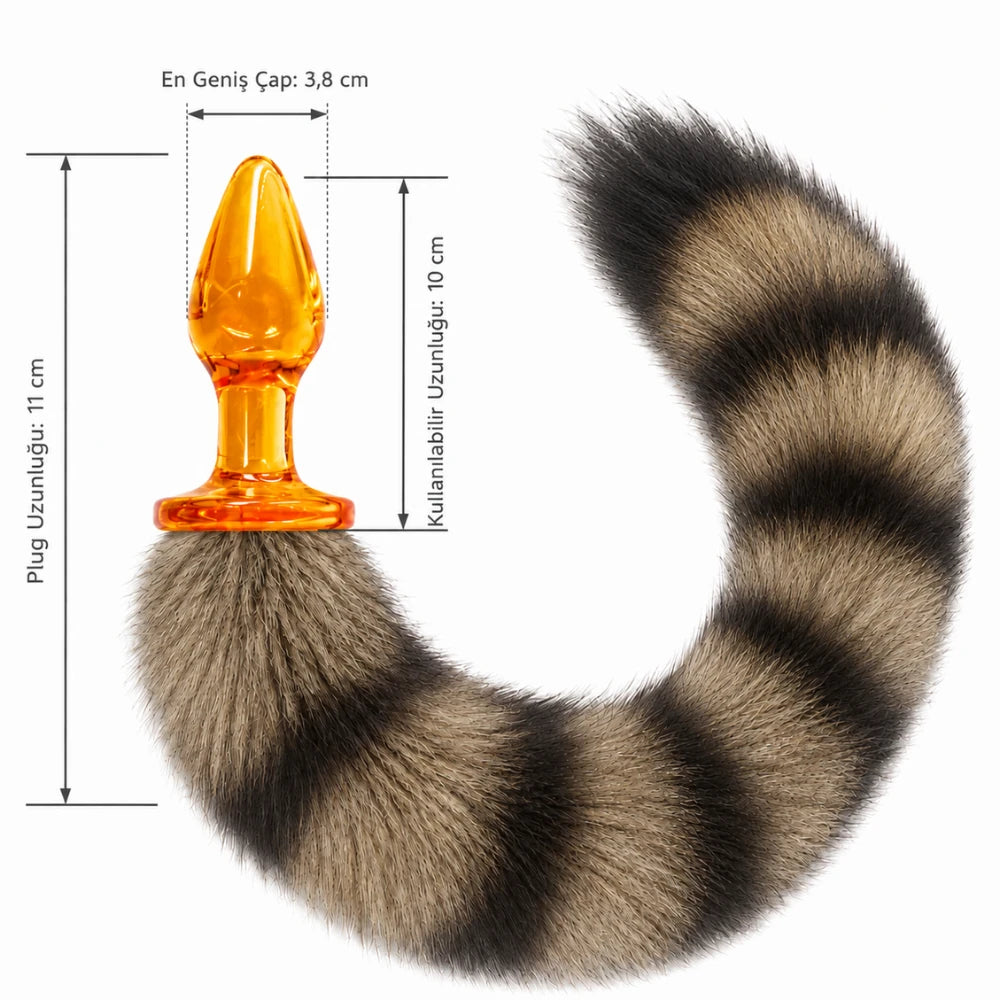 Frowzer Anal Fantasy Slips Glass Tail Kuyruklu Cam Anal Plug
