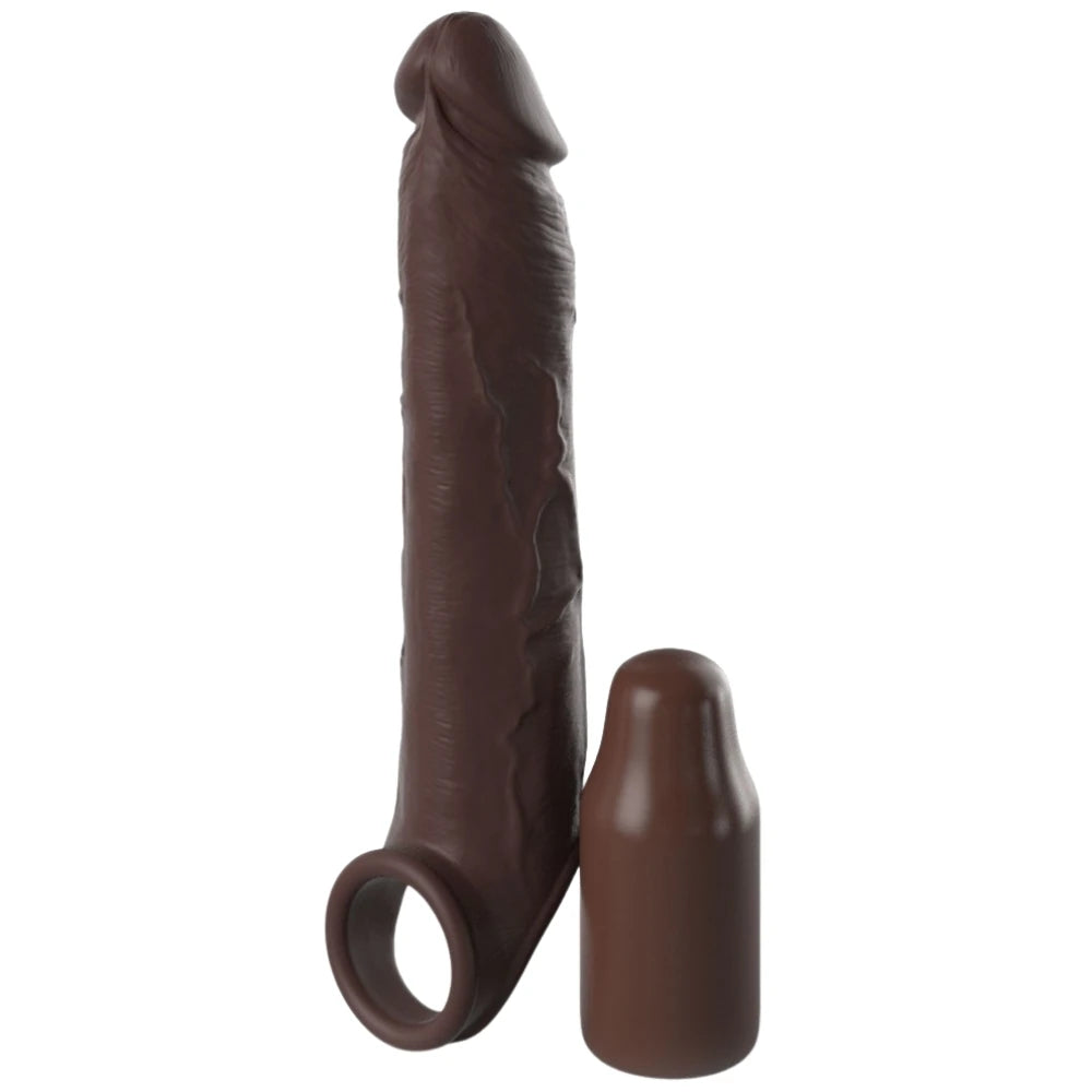 Pipedream Fantasy X-Tensions Elite 3'' Testis Geçirmeli Amerikan Penis Kılıfı