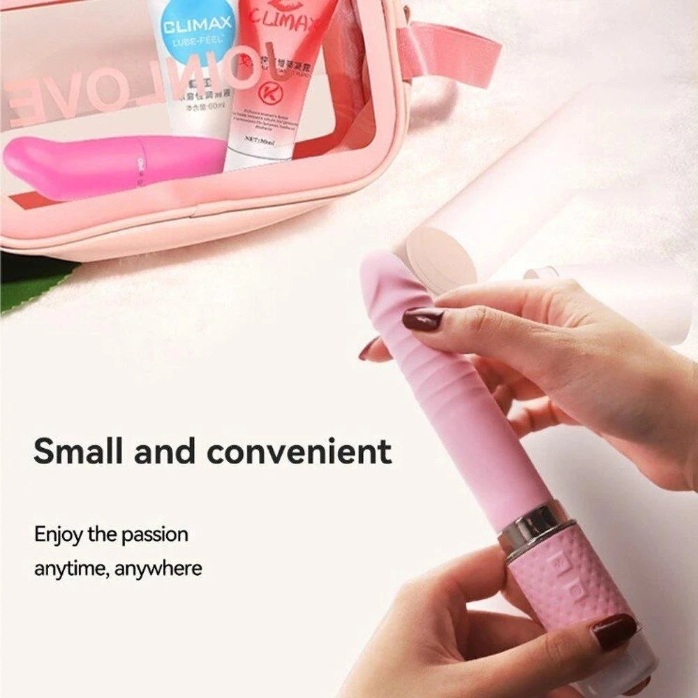 Frowzer Niminey 2 in 1 Emiş Güçlü ve İleri Geri Hareketli Güçlü Vibratör White