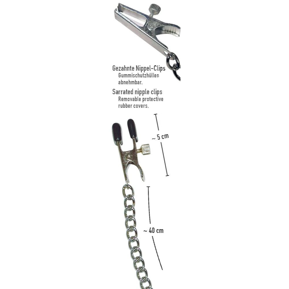 Fetish Collection Boob Chain Nipple Clamps Göğüs Klipsi