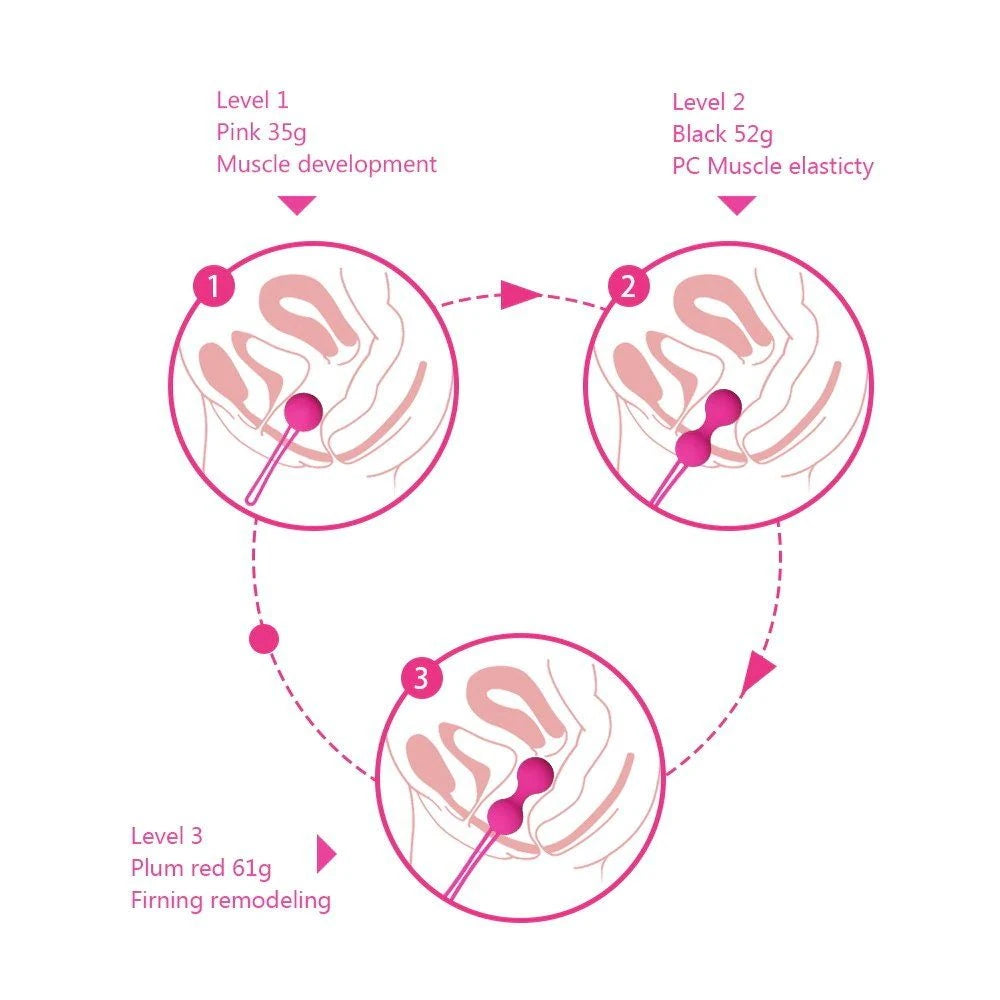 Frowzer Kegel Benwa Metal Jiggle Balls Kegel Top-Pink