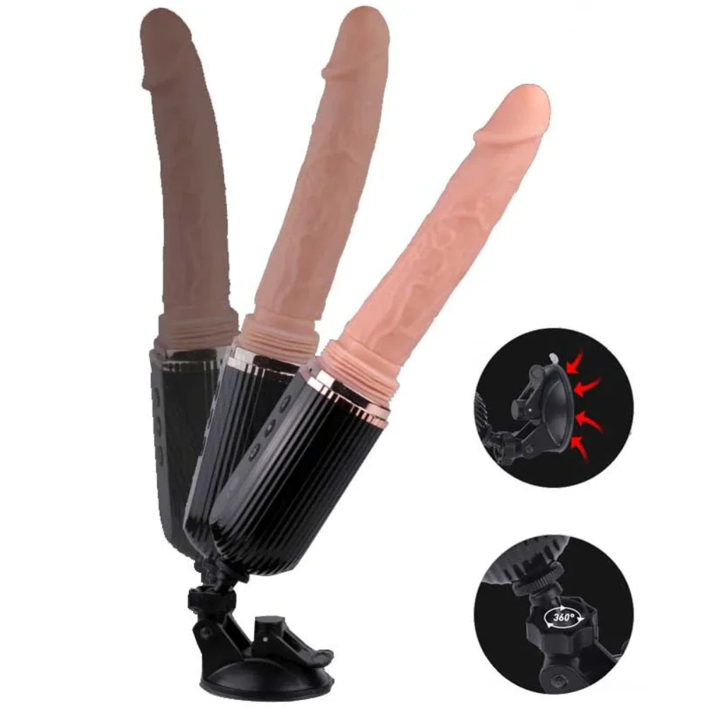 Frowzer Sex Machine Uzaktan Kumandalı İleri Geri Hareketli Şarjlı Vantuzlu Seks Makinası