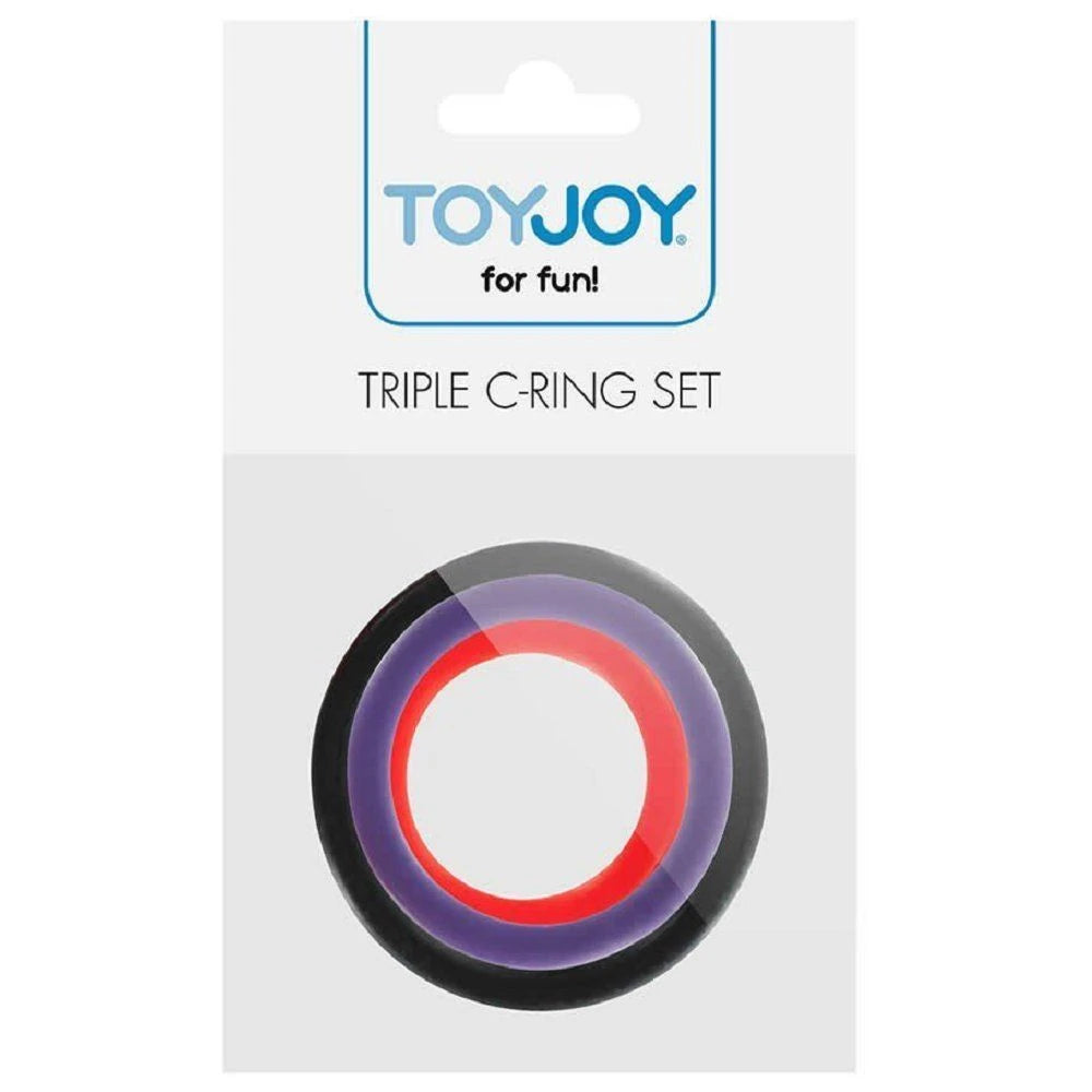 ToyJoy Triple Rings Multicolor 3 Pcs. Penis Halkası