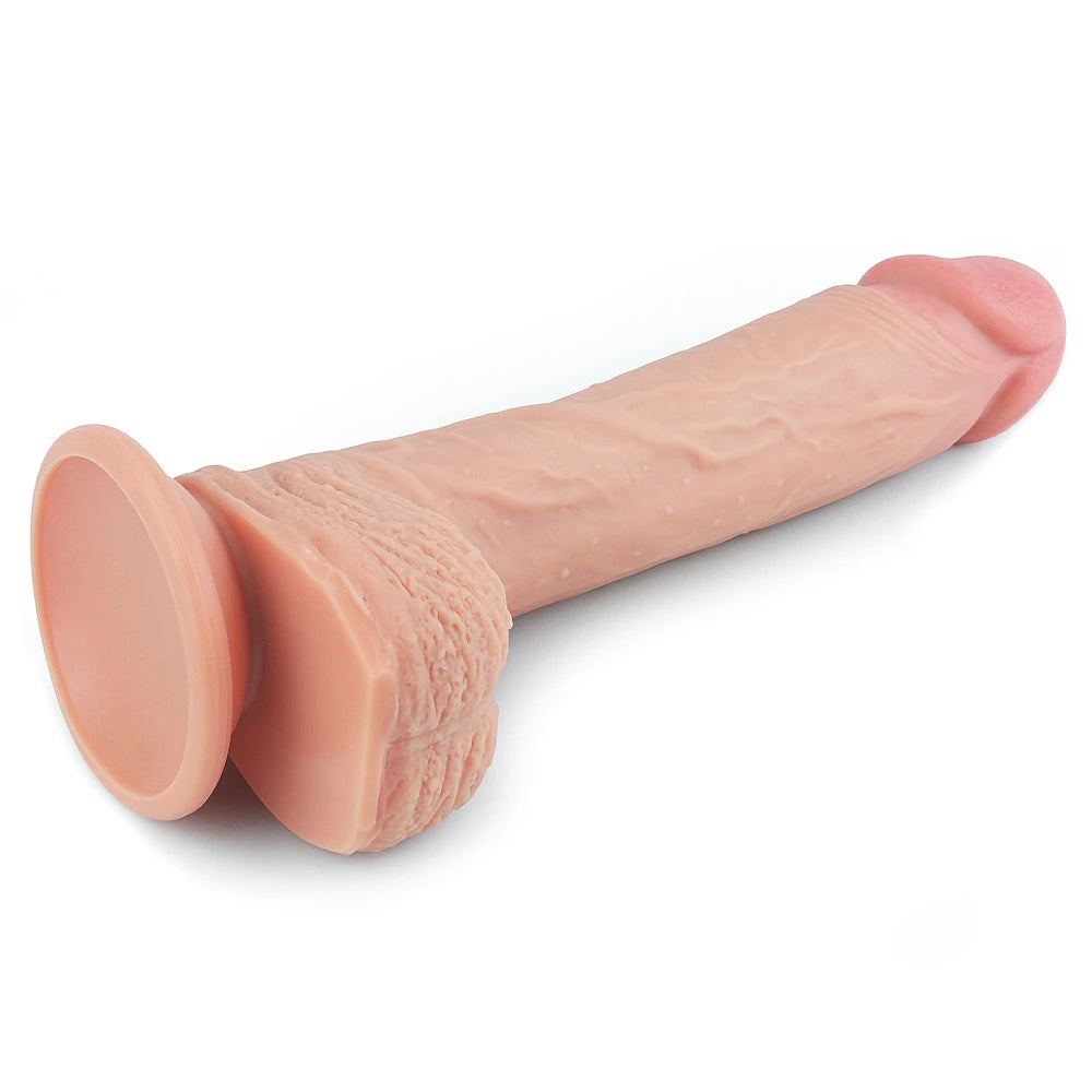 Lovetoy Dual Layered Silicone Cock 21.5 cm Realistik Penis LV4003F