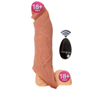 Frowzer Realistixxx Uzaktan Kumandalı Titreşimli ve Testis Halkalı Penis Kılıfı