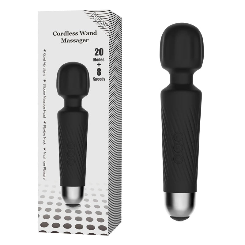 Frowzer Massage Vibes Black 20 Mod Usb Şarjlı Masaj Vibratör