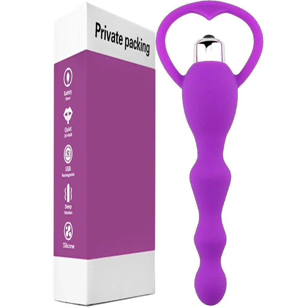Frowzer Anal Fantasy Boğumlu Titreşimli Anal Vibratör-Purple