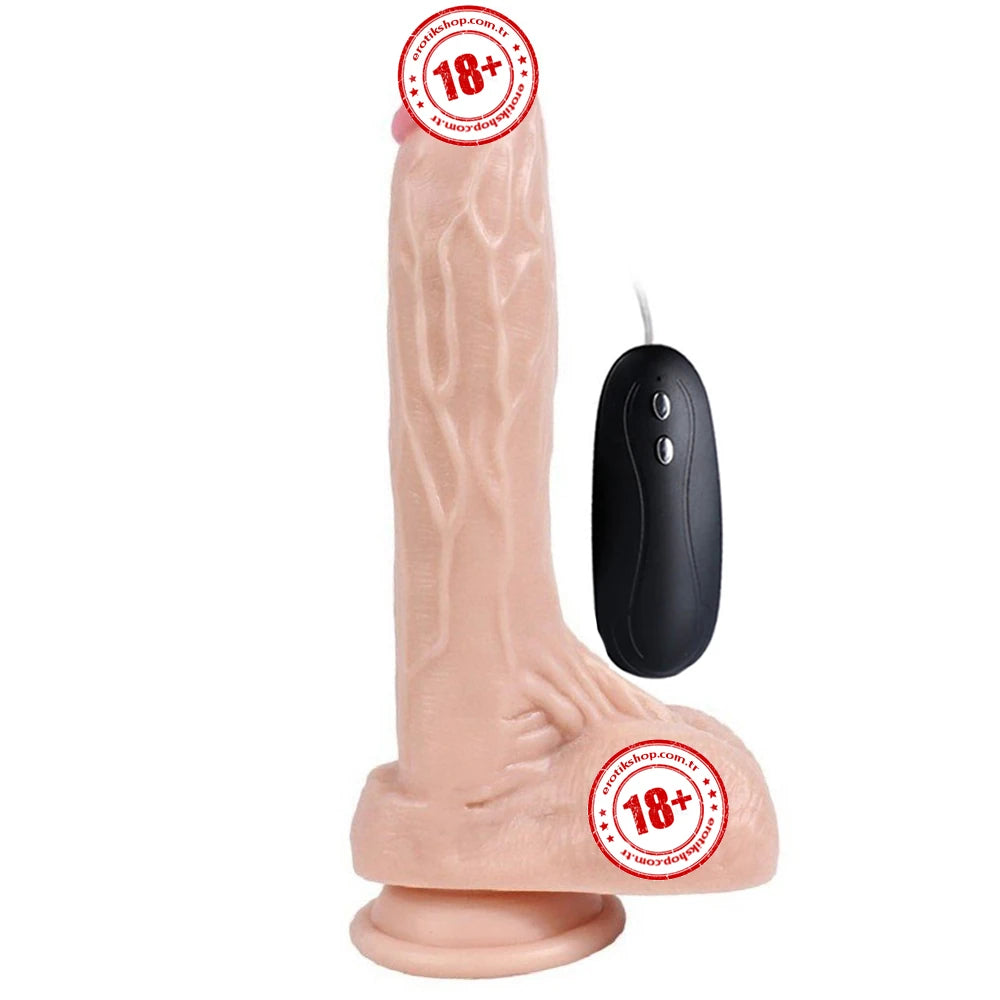 Xise Dildo Series Dragon 10 Modlu Titreşimli Realistik Penis