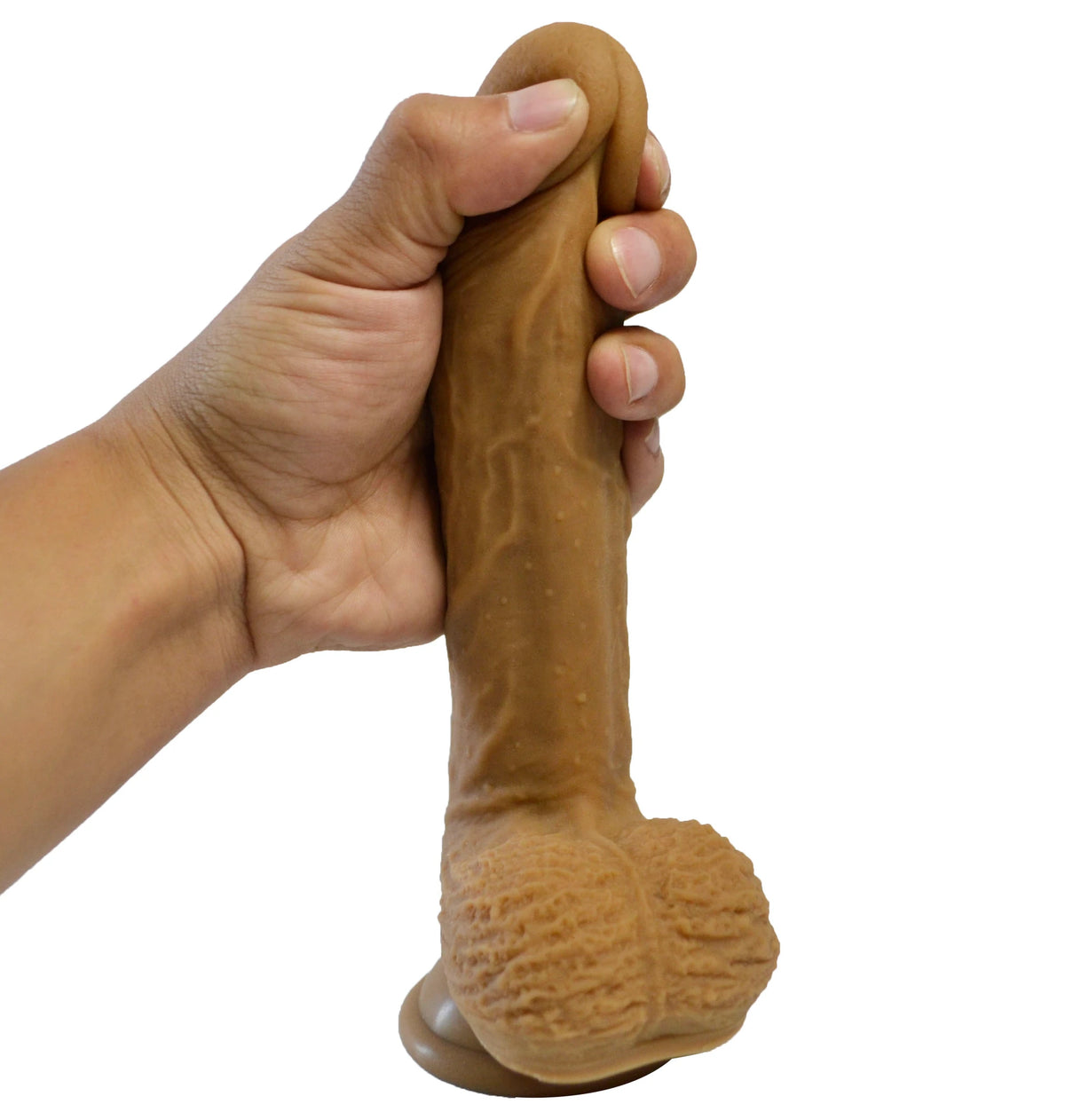 Frowzer Stimulation Of Skin Natural Doku Belden Bağlamalı Titreşimli Realistik Penis 22 Cm