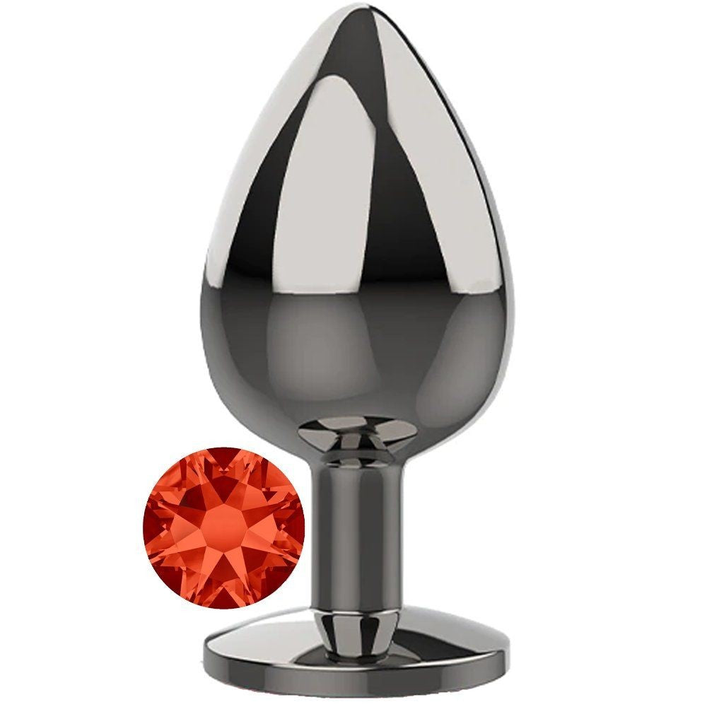 Erox Red Jewellery Medium Lüks Çelik Anal Plug