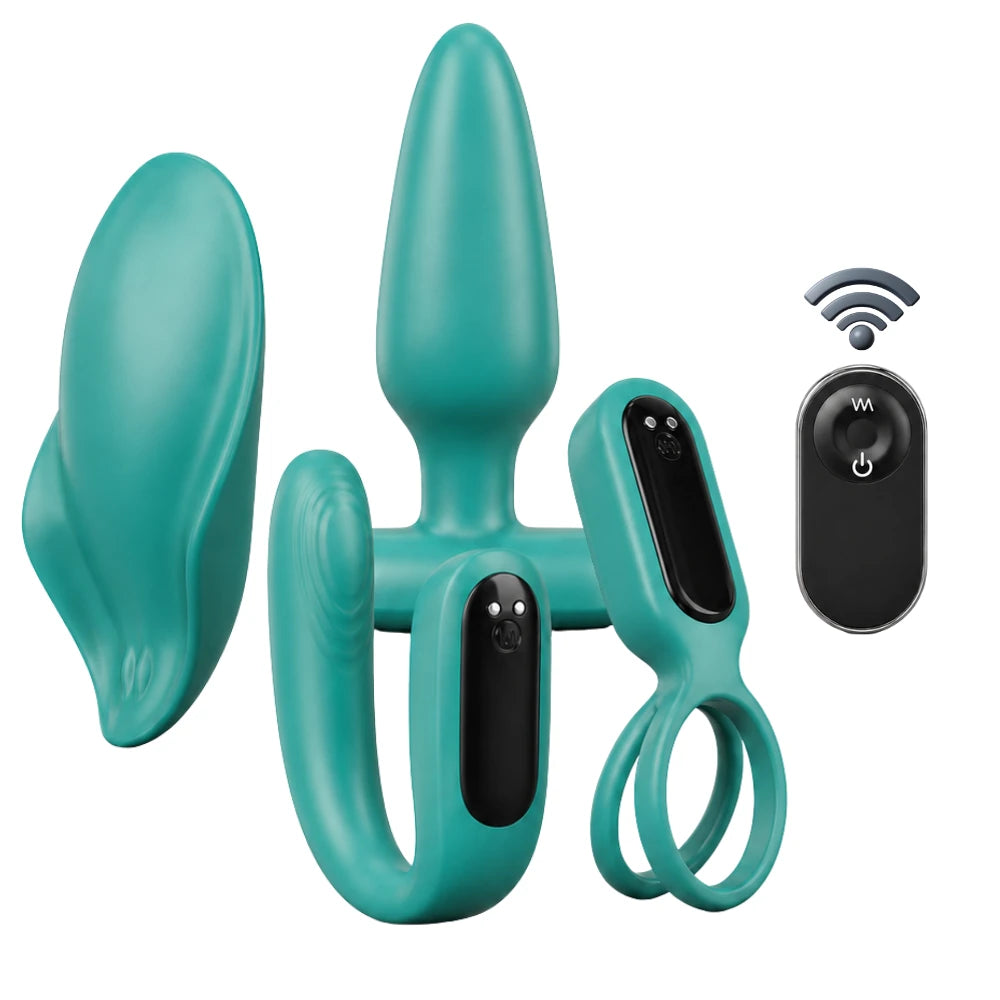 Frowzer Partner Fantasy Love Kit Çiftlere Uzaktan Kumandalı Vibratör Seti