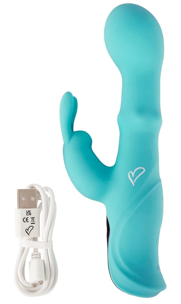 Beau Coeur Oriven Salınımlı ve Boncuk Halkalı Şarjlı Rabbit Vibratör