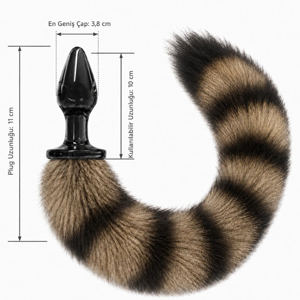 Frowzer Anal Fantasy Slips Glass Tail Kuyruklu Cam Anal Plug