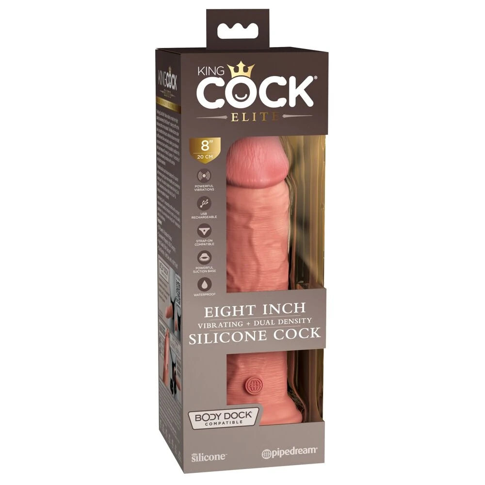 Pipedream King Cock Elite 20 Cm Natural Doku Realistik Vibratör