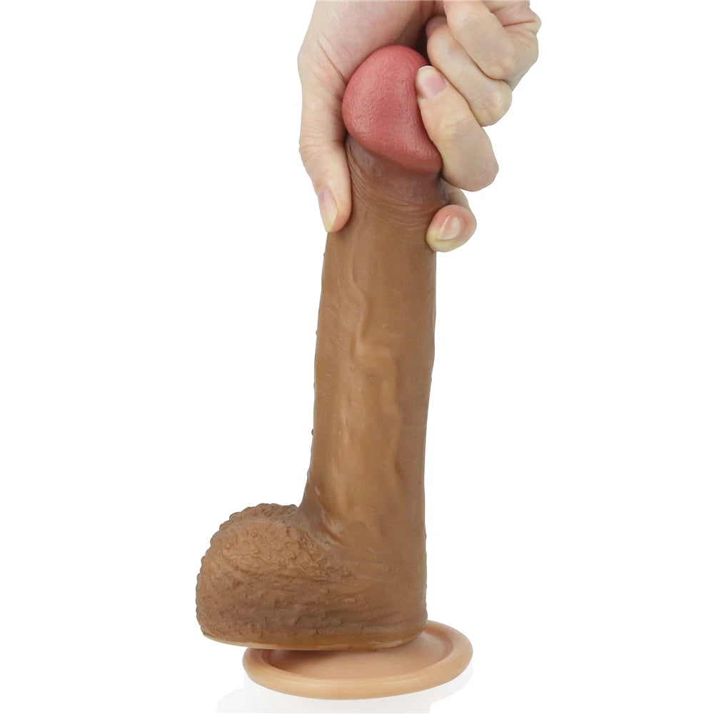 Lovetoy Dual Layered Silicone Cock 21.5 cm Realistik Penis LV4003B