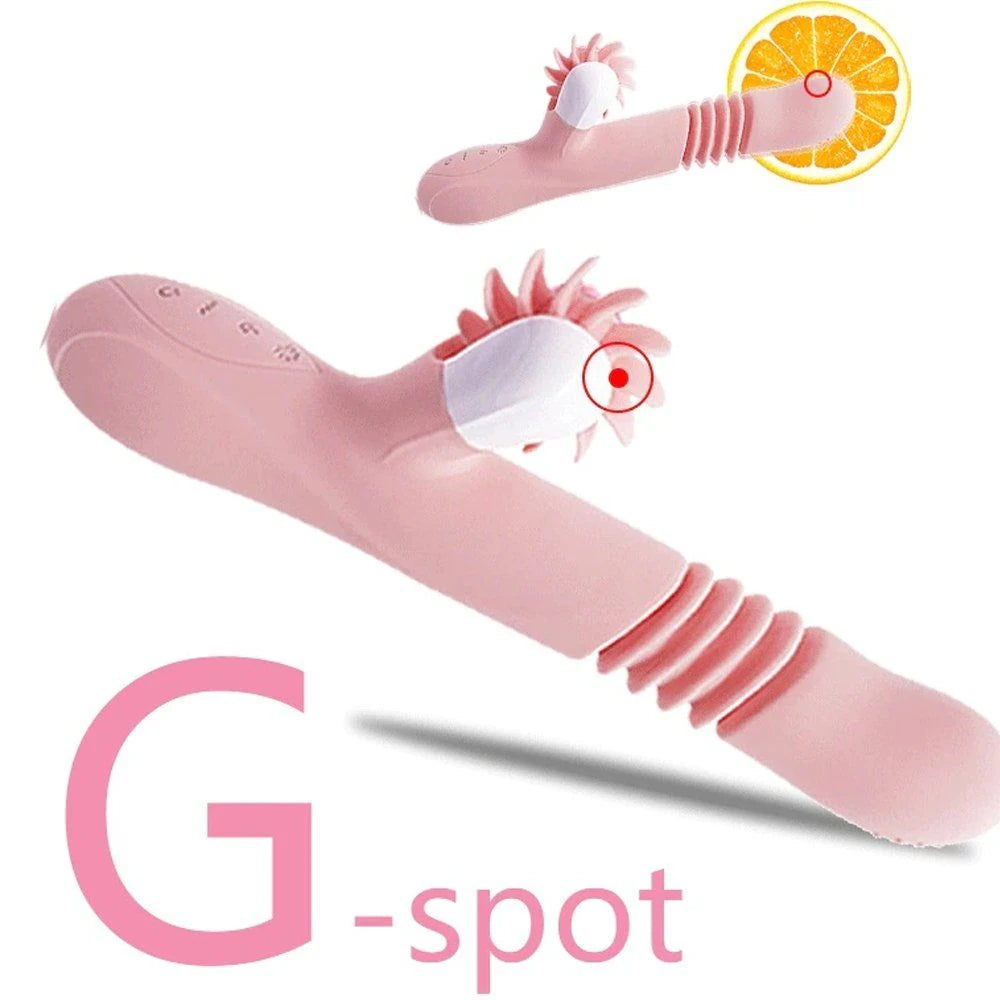 Frowzer Licking Life İleri Geri Hareketli Klitoral Stimülasyon Vibratör-Pink