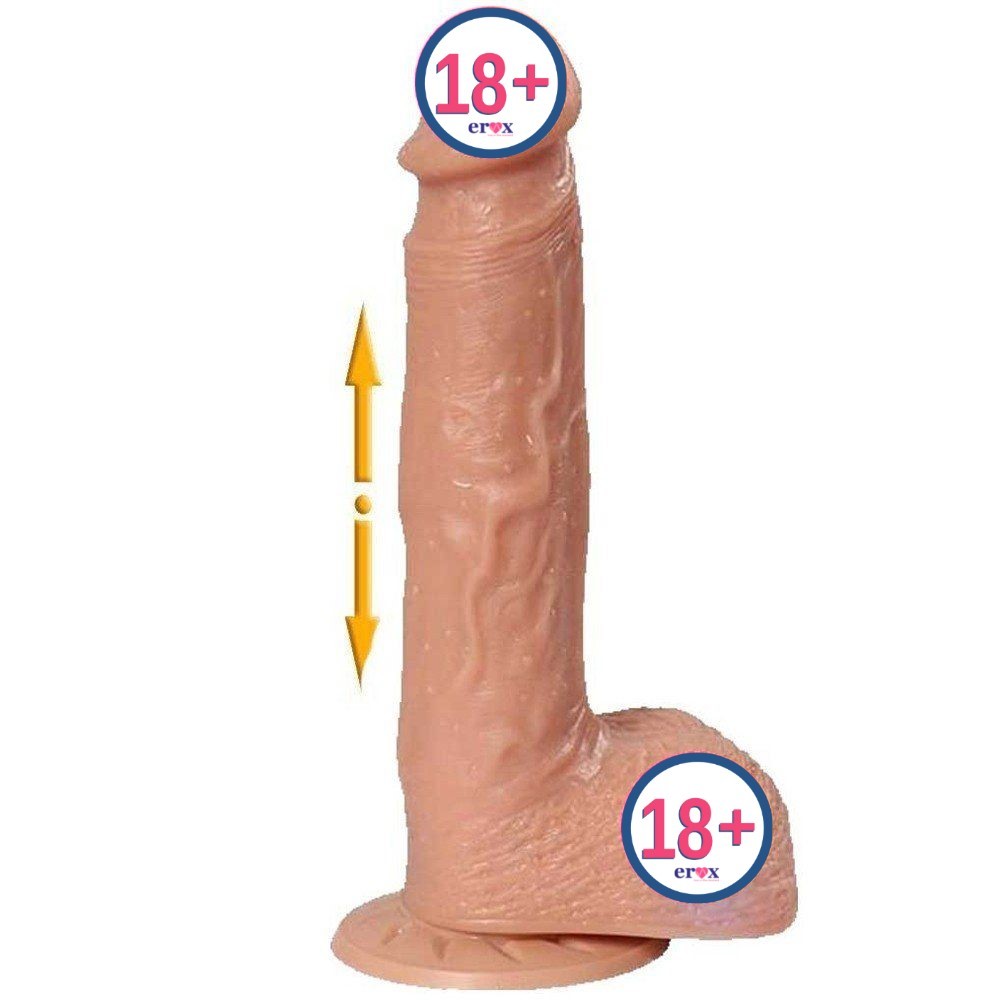 Shequ Hill Telescopic İleri Geri Hareketli Usb Şarjlı Realistik Vibratör