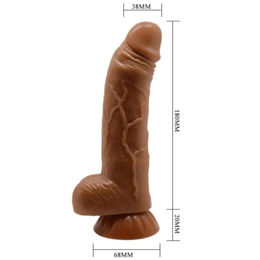 Baile Aktif Deri Özellikli Gerçekçi Realistik Penis 19 Cm